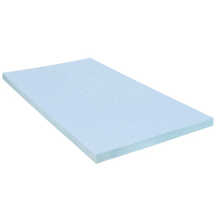 3 Inch Gel Infused Cool Touch CertiPUR-US Certified Memory Foam Topper - Twin