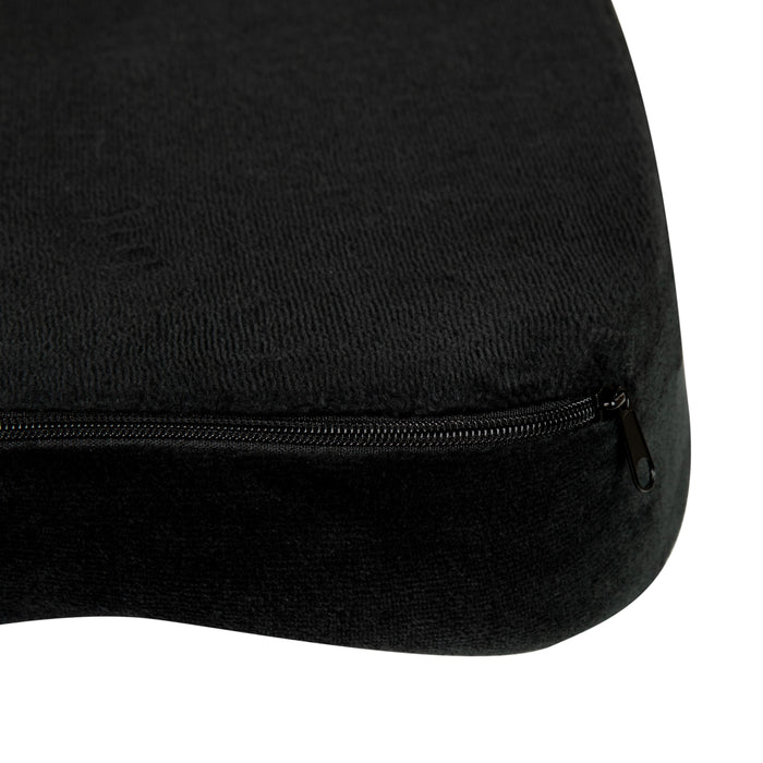 Memory Foam Portable Chair Seat Cushion with Zippered Removable Cover
