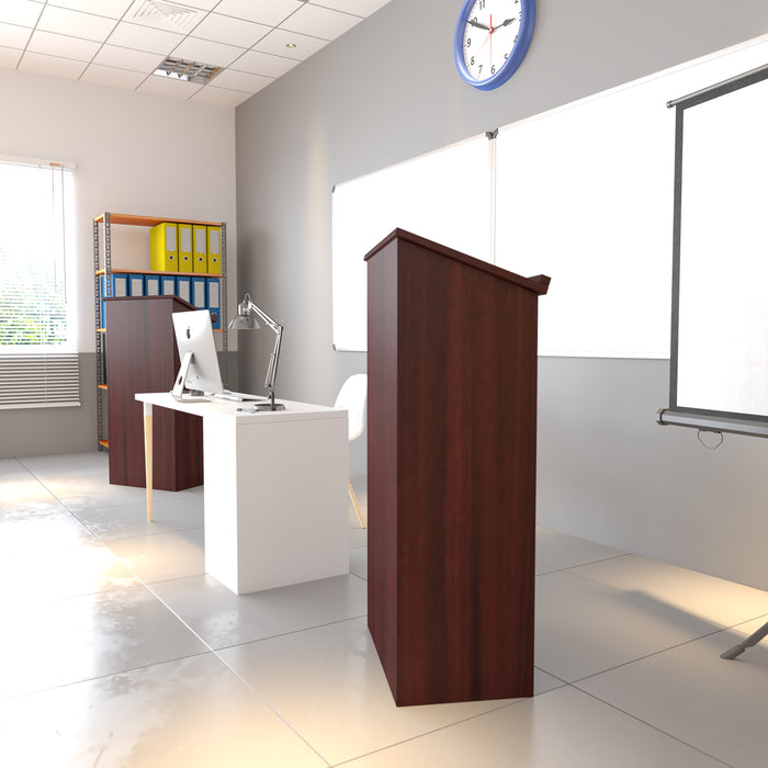 Stand-Up Wood Lectern / Restaurant Host Station