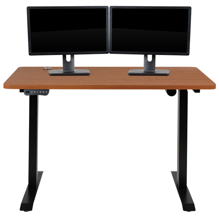 Electric Height Adjustable Standing Desk - 48" Wide x 24" Deep