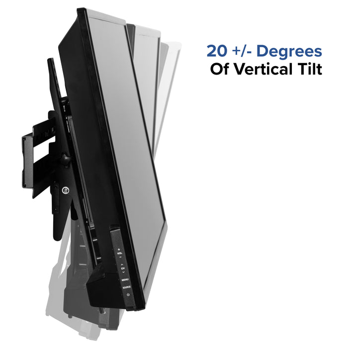 32"-84" Tilt TV Wall Mount with Built-In Level-Magnetic Quick Release Pendants