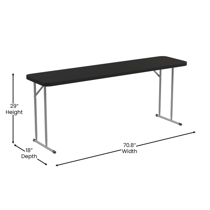 70.8 Inch Plastic Folding Training Table