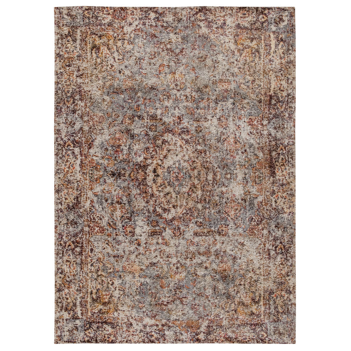 Multicolor Distressed Artisan Old English Style Traditional Rug