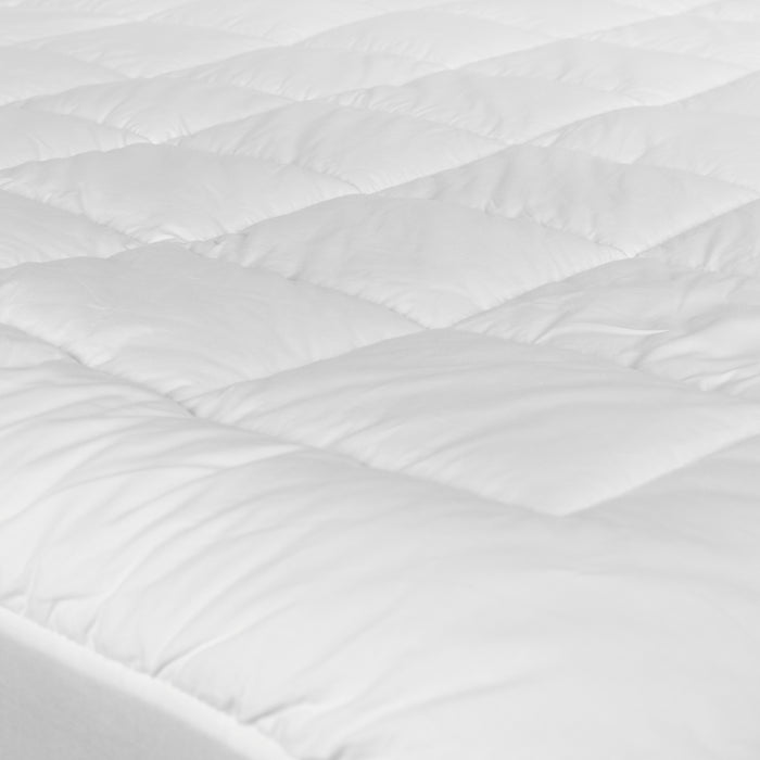 Hypoallergenic Mattress Pad with Deep Pockets and Quilted Cotton Top