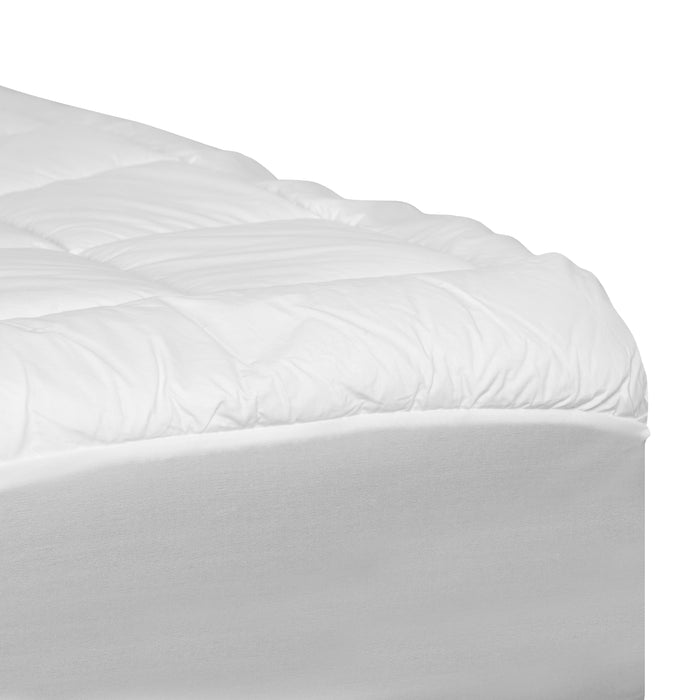 Hypoallergenic Mattress Pad with Deep Pockets and Quilted Cotton Top