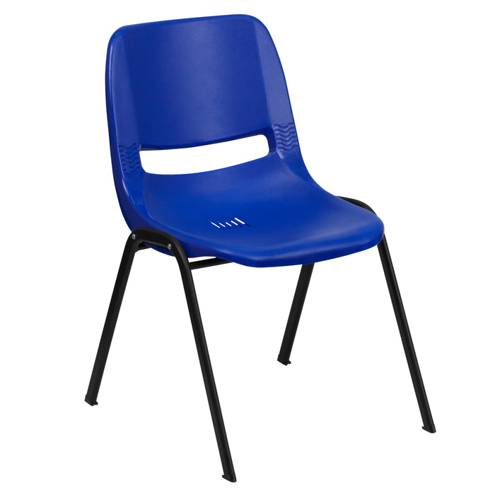 Ergonomic Kid's Shell Stack Chair - 14" Seat Daycare Home School