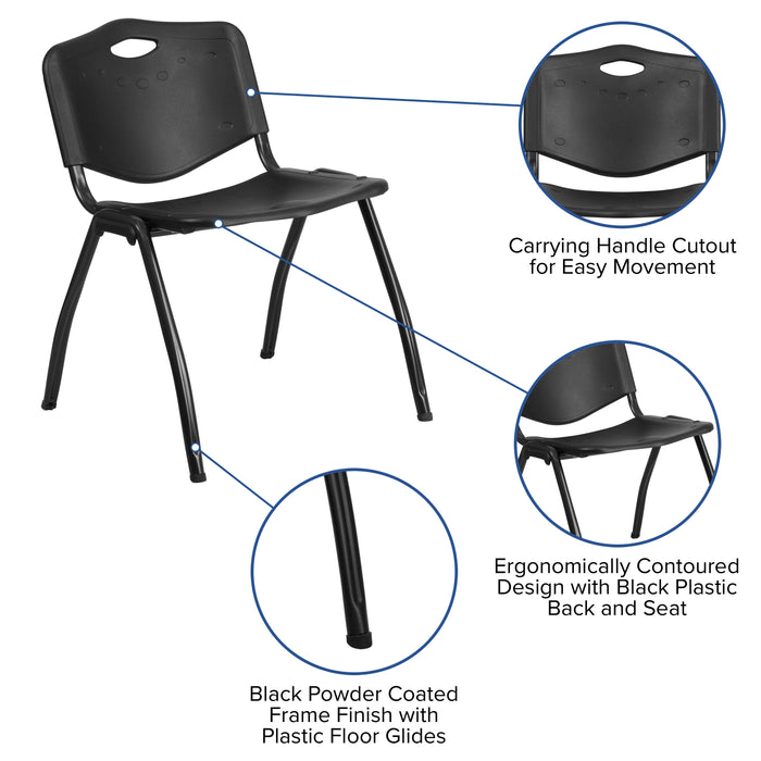 880 lb. Capacity Plastic Stack Chair