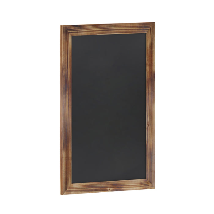 Burke Framed Decorative Wall Hanging Chalkboard with Magnetic Surface and Eraser for Weddings, Parties, Showers and More