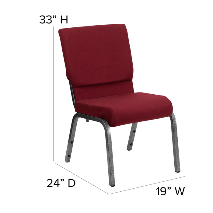 18.5"W Stacking Church/Reception Guest Chair