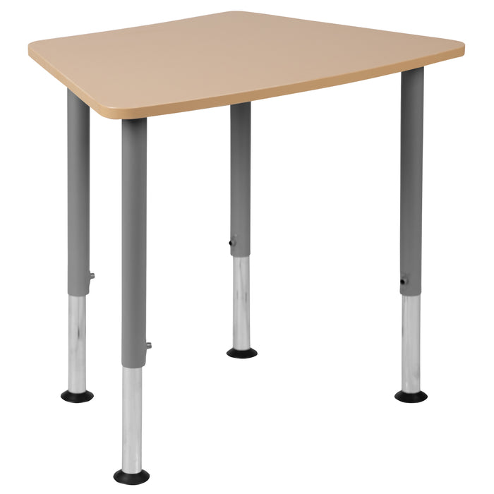 Hex Collaborative Adjustable Student Desk - Home and Classroom