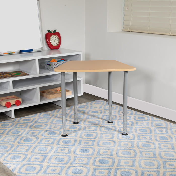 Hex Collaborative Adjustable Student Desk - Home and Classroom