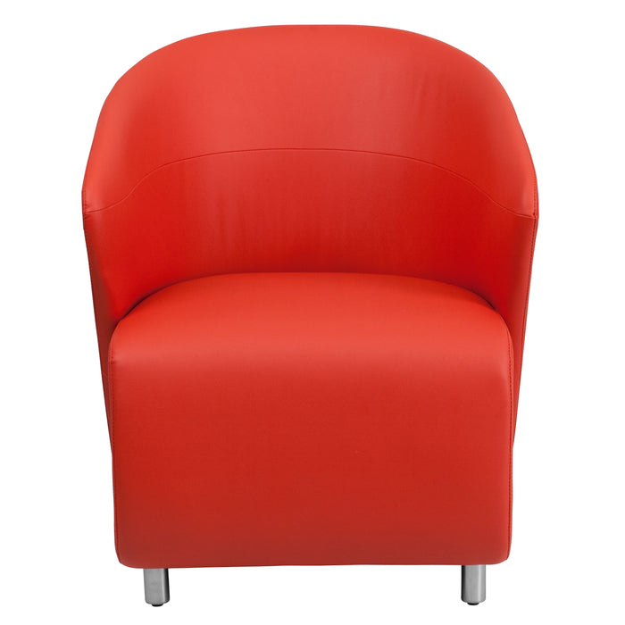 Home Office Curved Barrel Back Lounge Chair