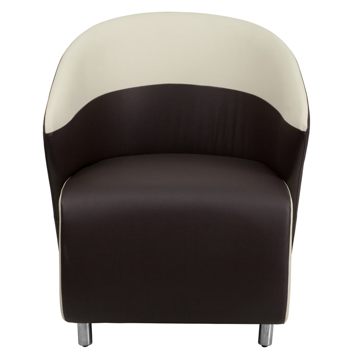 Home Office Curved Barrel Back Lounge Chair